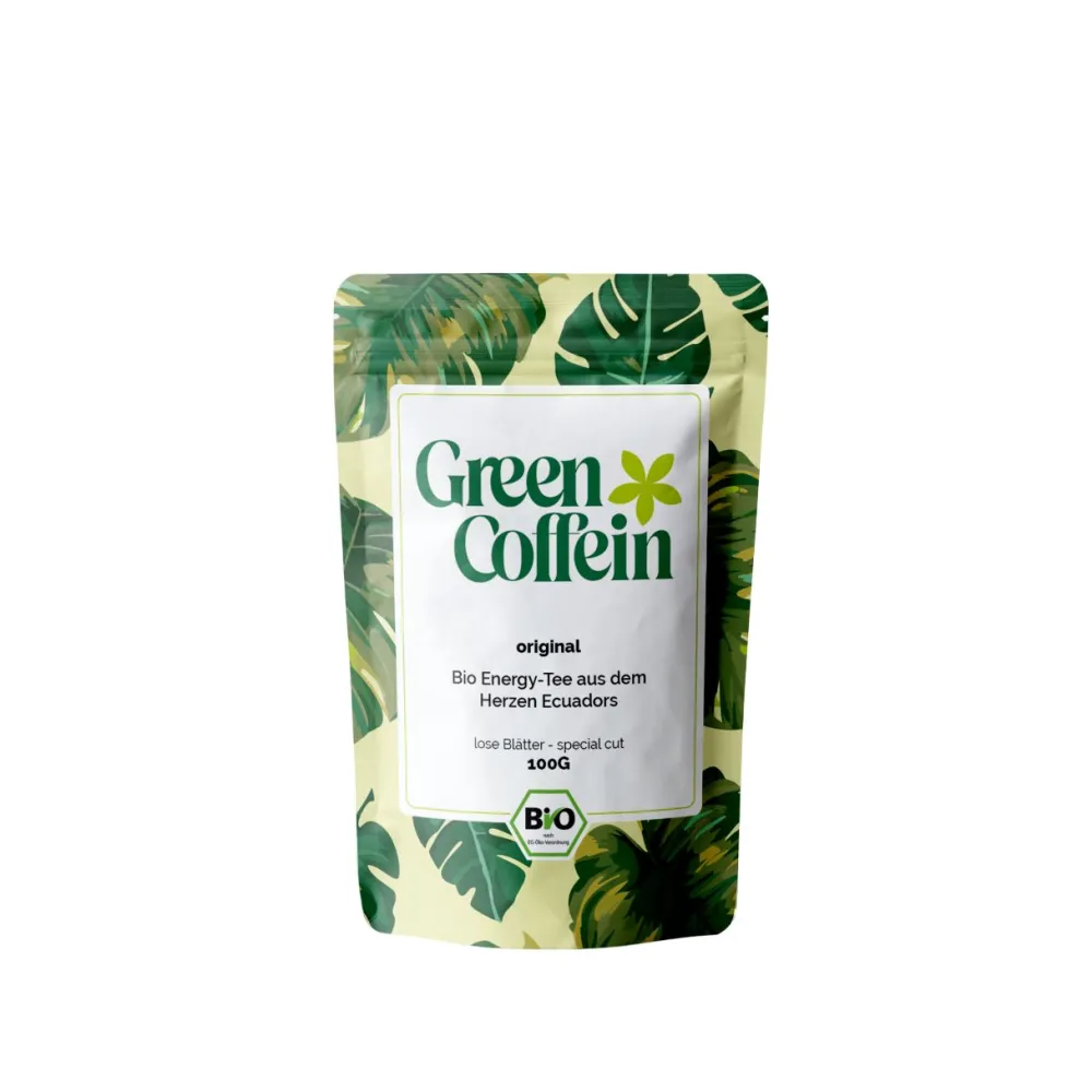 Bio Guayusa Energy Tee mit natürlichem Koffein von Green Coffein| Outlet