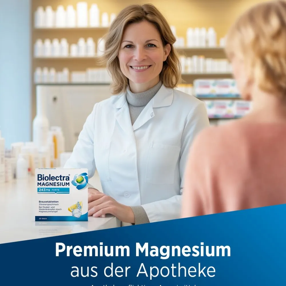 ® Magnesium 243 mg forte Brausetabletten Zitrone>Biolectra Discount