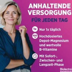 ® Magnesium 400 mg ultra 3-Phasen-Depot|Biolectra Sale