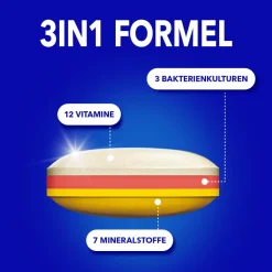 3 Immun Tabletten, Vitamin C, D, Zink & Bakterienkulturen><noscript><img width=