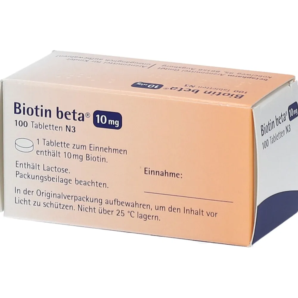 Biotin beta® 10 mg> Online
