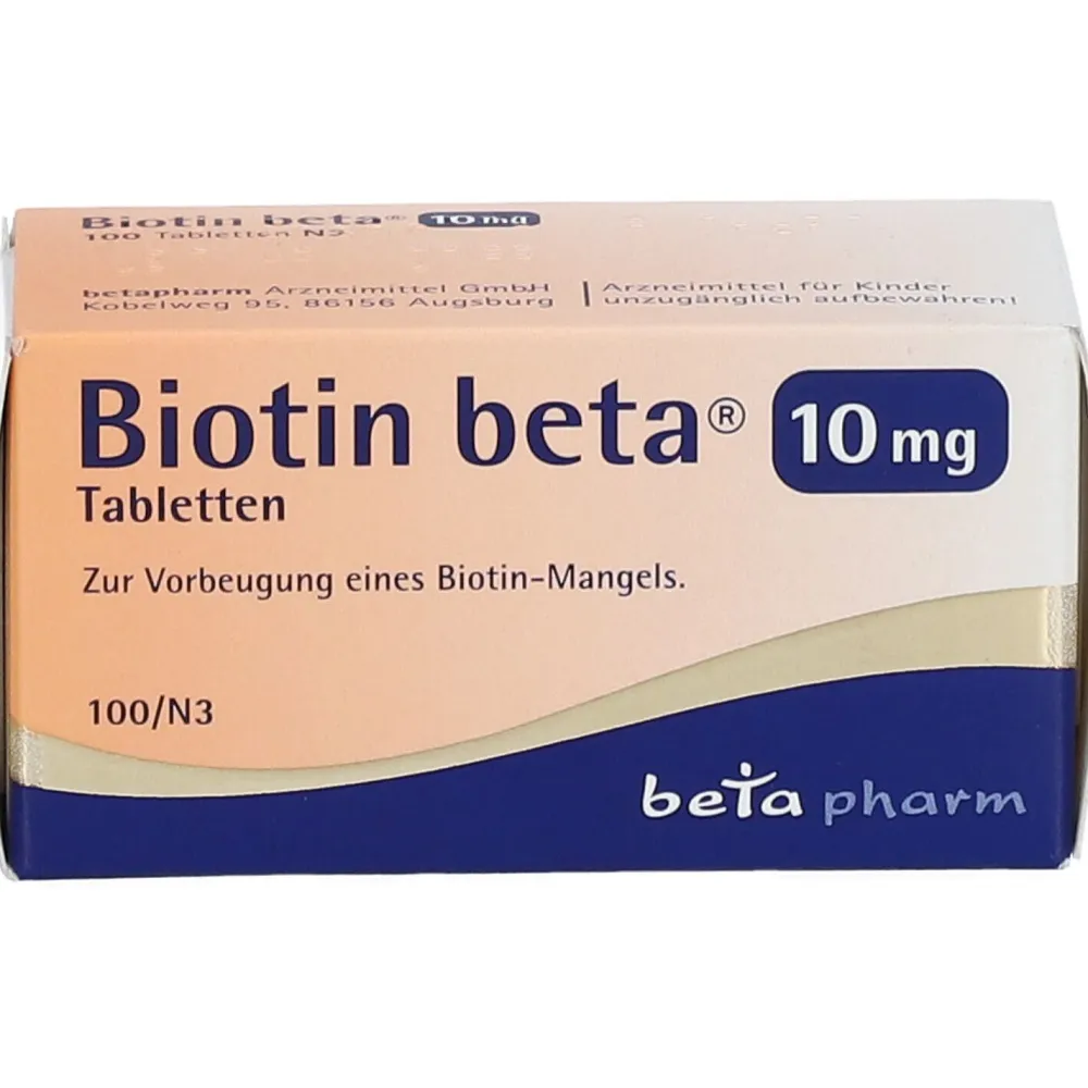 Biotin beta® 10 mg> Online