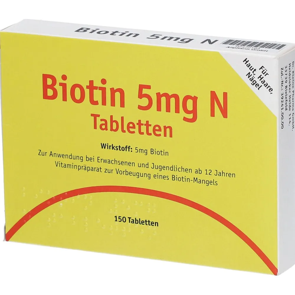 Biotin 5 mg N> Best