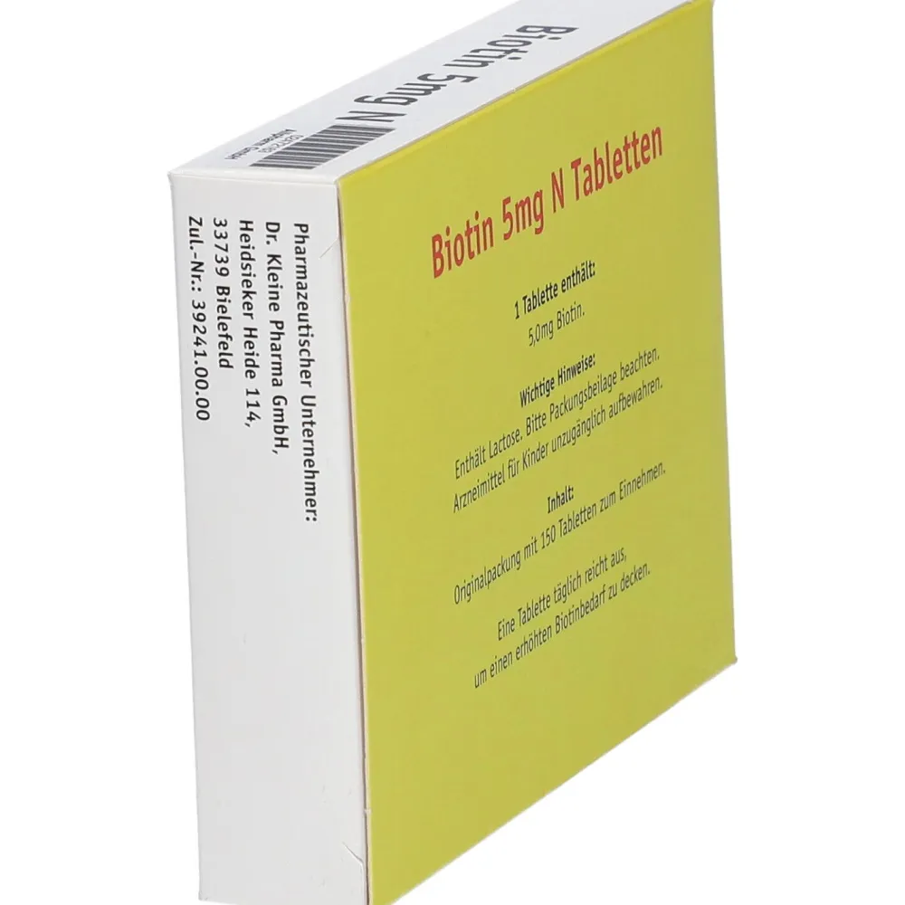 Biotin 5 mg N> Best