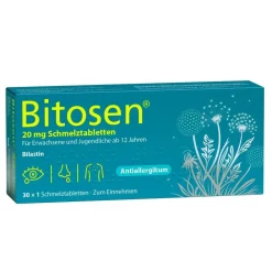 Bitosen® 20 mg Schmelztabletten bei Allergien| New