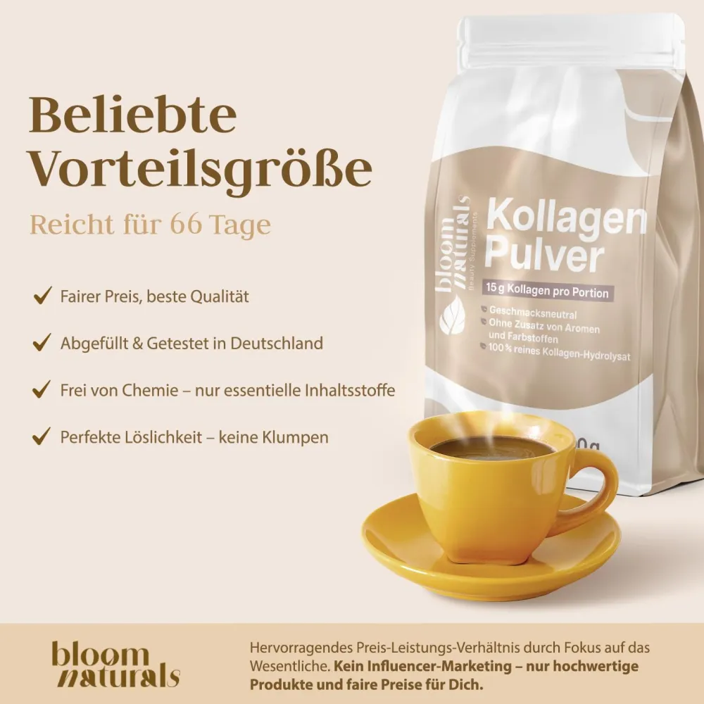 Bloom Naturals Collagen Hydrolysat Pulver| Online