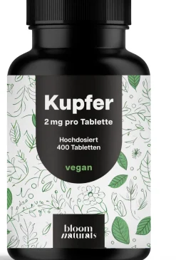Bloom Naturals Kupfer Tabletten 2 mg> New