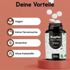 Bloom Naturals Kupfer Tabletten 2 mg><noscript><img width=