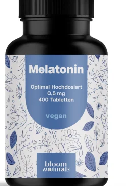Bloom Naturals Melatonin Tabletten 0,5mg| Best