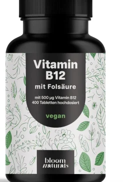 Bloom Naturals Vitamin B12 Tabletten 500µg> Clearance