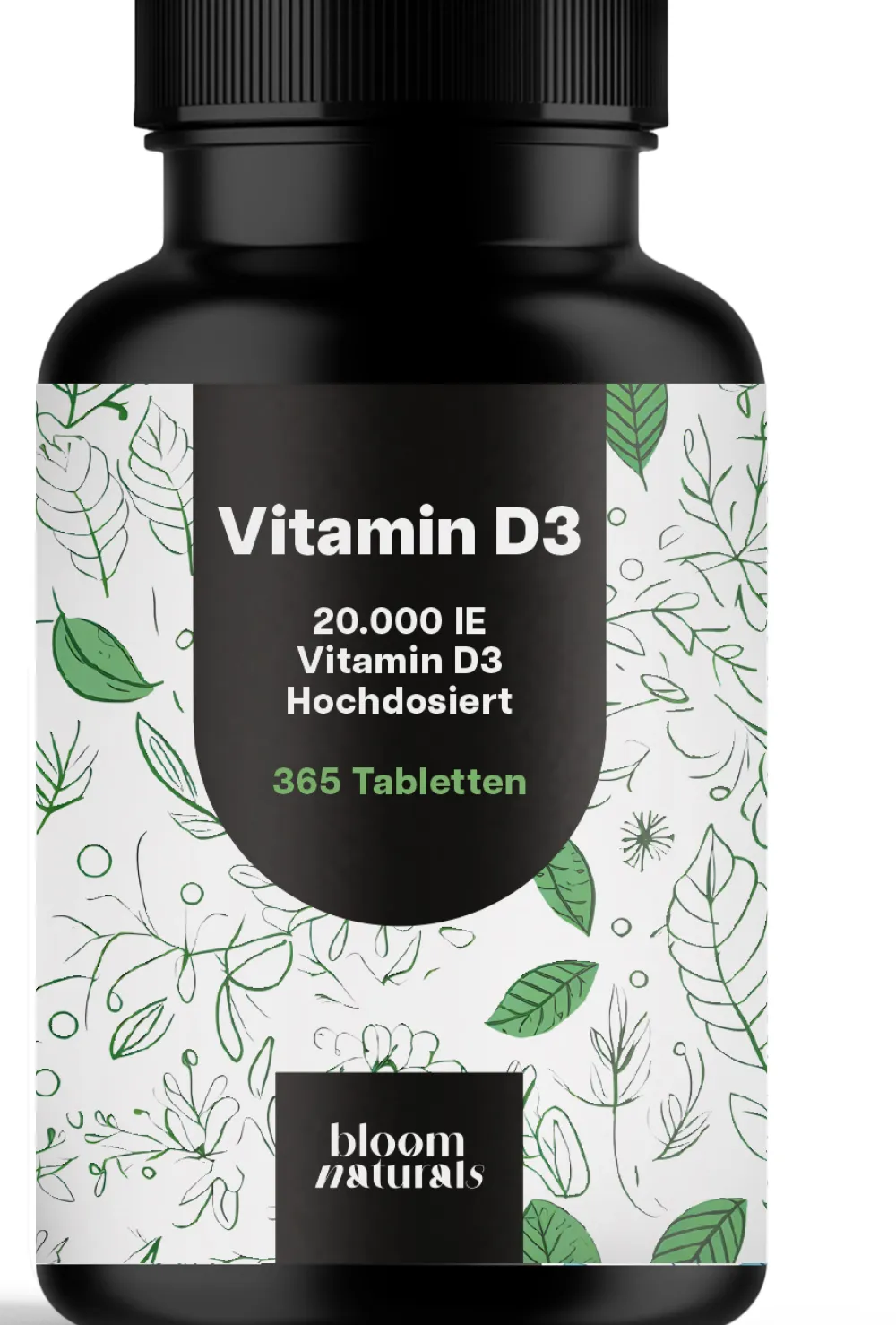 Bloom Naturals Vitamin D3 Tabletten 20000 IE| Discount