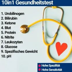 10in1 Gesundheitstest Urintest in Ernährungsfragen|BMUT Online