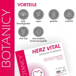 Herz Vital Schwarzer Knoblauch|BOTANICY