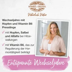 Bärbel Drexel Wechseljahre mit Hopfen und Vitamin B6 Presslinge><noscript><img width=