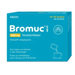 Bromuc akut 600 mg Hustenlöser - Verflüssigt zähen Schleim und erleichtert das Abhusten> Hot