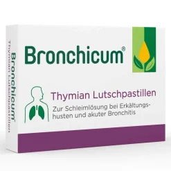 Thymian Lutschpastillen - Schleimlösung bei Erkältungshusten und akuter Bronchitis>Bronchicum Online