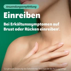 Bronchoforton® Salbe – Erkältungssalbe mit rein pflanzlichen Wirkstoffen. Löst zähen Schleim, erleichtert das Abhusten; mit Eukalyptus-, Fichtennadel- und Pfefferminzöl><noscript><img width=
