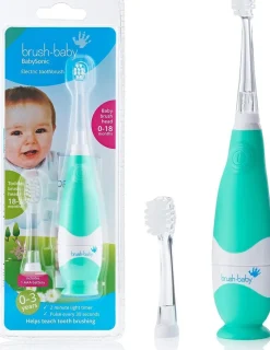 Brush Baby BabySonic Elektrische Zahnbürste für Kleinkinder und Kleinkinder im Alter von 0-3 Jahren| Hot