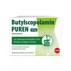 Butylscopolamin PUREN 10 mg überzogene Tabletten| Best