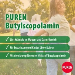 Butylscopolamin PUREN 10 mg überzogene Tabletten| Best