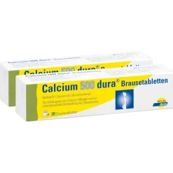 Calcium-dura® 500mg Brausetabletten| Discount