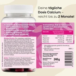Calcium Gummibärchen für Erwachsene & Kinder I 500 mg Calcium I Wild Berry Geschmack I vegetarisc...|Nature's way Sale