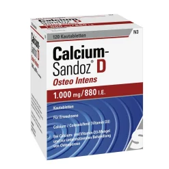 Calcium-® D Osteo intens 1000 mg /880 I.E.|Sandoz Discount