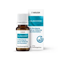Calmedoron® Globuli beruhigen und fördern das Einschlafen>WELEDA