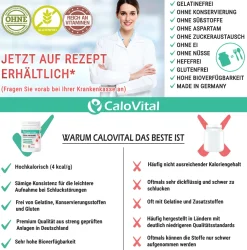 | Hochkalorische Trinknahrung für Gewichtszunahme|CaloVital Online