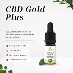 - CBD Breitspektrum Gold Plus - THC Frei - 10%|cannalin Hot
