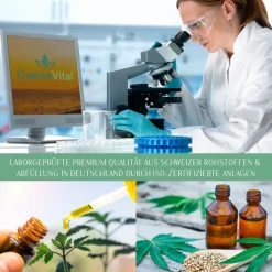 CannaVital® Bio CBD Öl Tropfen 10% - 10 ml Cannabidiol  Vollspektrum Laborqualität><noscript><img width=