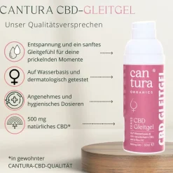 Cantura CBD-Gleitgel - 500 mg CBD> Sale
