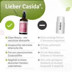 ® Rosenwasser Spray Rosenhydrolat bio|Casida