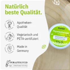 ® Thymianbalsam mit Myrte für Kinder – Original Thymian Myrte Balsam|Casida Best