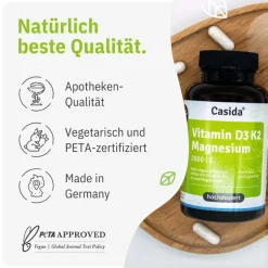 Vitamin D3 K2 Magnesium Kapseln 2000 I.E. – hochdosiertes D3, K2 & Magnesium><noscript><img width=