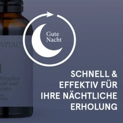 Schlaftropfen mit Hanf und Melatonin|CBD Vital Best