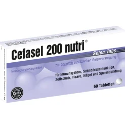 200 nutri® Selen-Tabs>Cefasel Clearance