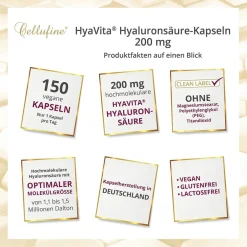 Cellufine® HyaVita® Hyaluronsäure-Kapseln 200 mg| Outlet