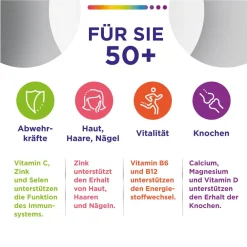 Für Sie 50+, Multivitamin – Hochwertiges Nahrungsergänzungsmittel mit Mikronährstoffen – Speziell für Frauen ab 50 – Vitamine, Mineralstoffe, Spurenelemente><noscript><img data-lazyloaded=