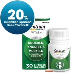 Vital+ Knochen, Knorpel & Muskeln, - Jetzt 20% mit dem Code Vitamine20 sparen*|Centrum Outlet
