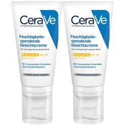 CeraVe Feuchtigkeitsspendende Gesichtscreme mit LSF 50 – für normale bis trockene Haut| Online