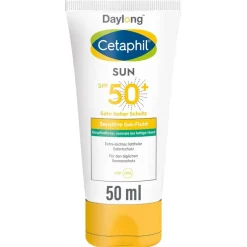 SUN Sensitive Gel-Fluid SPF 50+ Extra-leichter Sonnenschutz Gesicht|Cetaphil Clearance