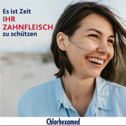 Tägliche Mundspülung mit Chlorhexidin (0,06 %)|Chlorhexamed