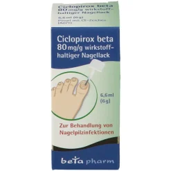 beta 80mg/g wirkstoffhaltiger Nagellack|Ciclopirox Sale