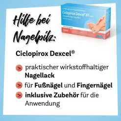 Ciclopirox Dexcel® 80 mg/g, bei Nagelpilz| Outlet