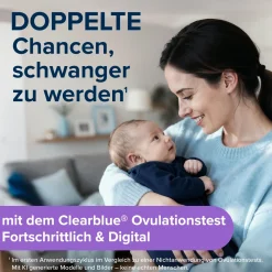 Clearblue Ovulationstest FORTSCHRITTLICH & DIGITAL + Schwangerschaftstest|Clearblue Schwangerschaftstest