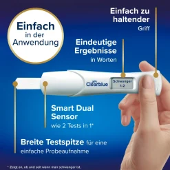 Schwangerschaftstest MIT WOCHENBESTIMMUNG><noscript><img width=