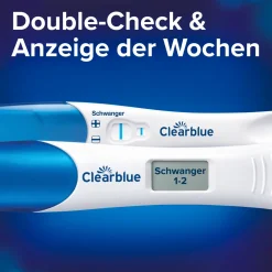 FRÜHE ERKENNUNG + MIT WOCHENBESTIMMUNG Kombipack|Clearblue Schwangerschaftstest Discount