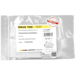 CLEARTEST Drogentest Urin, Nachweis von Tetrahydrocannabinol THC, 50 ng/l|
