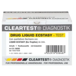 CLEARTEST Liquid Ecstasy Schnelltest zum Nachweis von GHB (k.o. Tropfen)> Discount